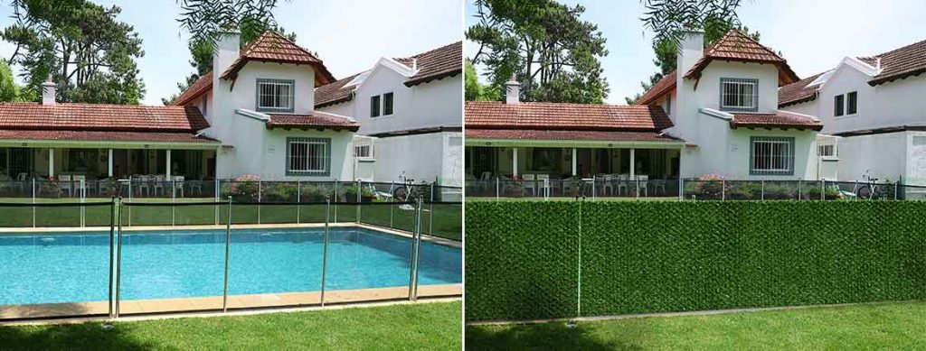 grass fence
